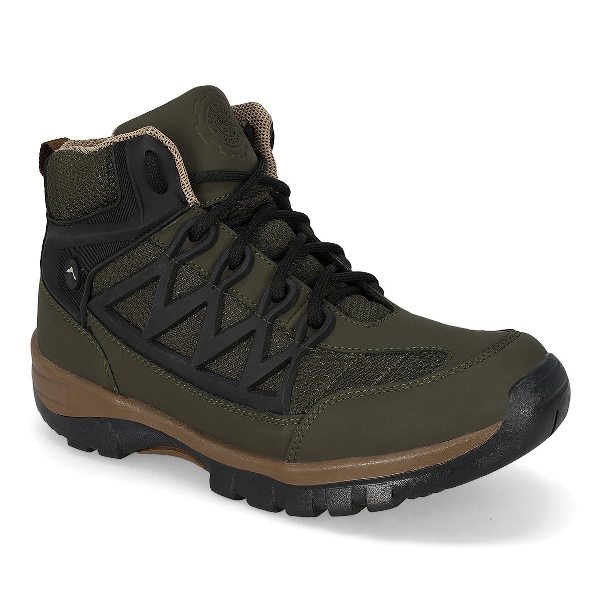 BOTA HIKING HOMBRE THORQUE & VIGORE TV05 VERDE OLIVO