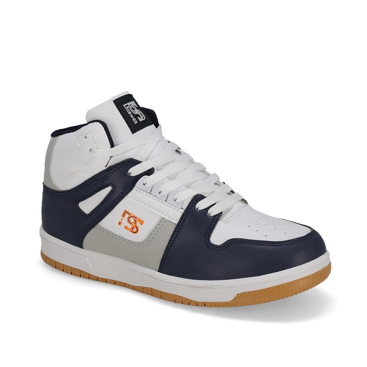 BASQUETBALL HOMBRE NEW STAR NS-79.1 MARINO BLANCO NARANJA
