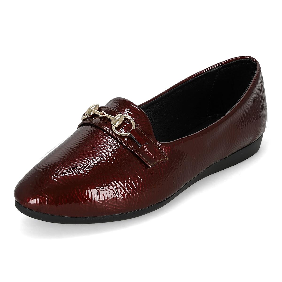 BALLERINA MUJER ANGELA 2072 MERLOT