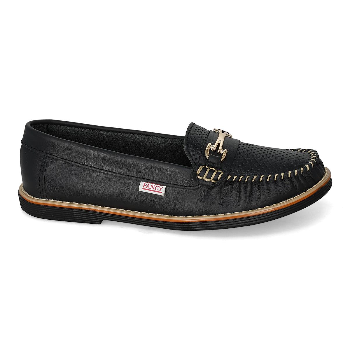 DESCANSO CASUAL MUJER FANCY 921 NEGRO