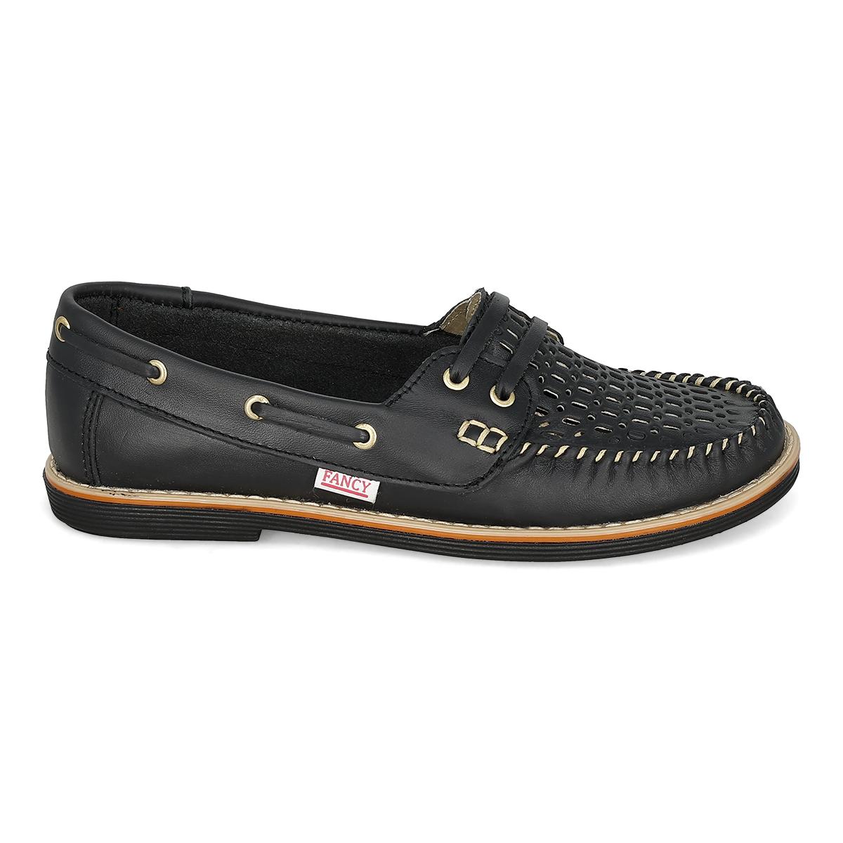 DESCANSO CASUAL MUJER FANCY 951 NEGRO