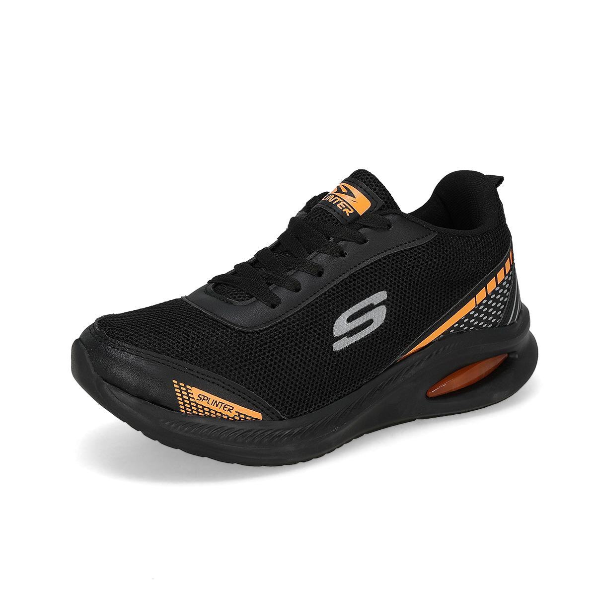 DEPORTIVO MUJER SPLINTER 800 NEGRO NARANJA