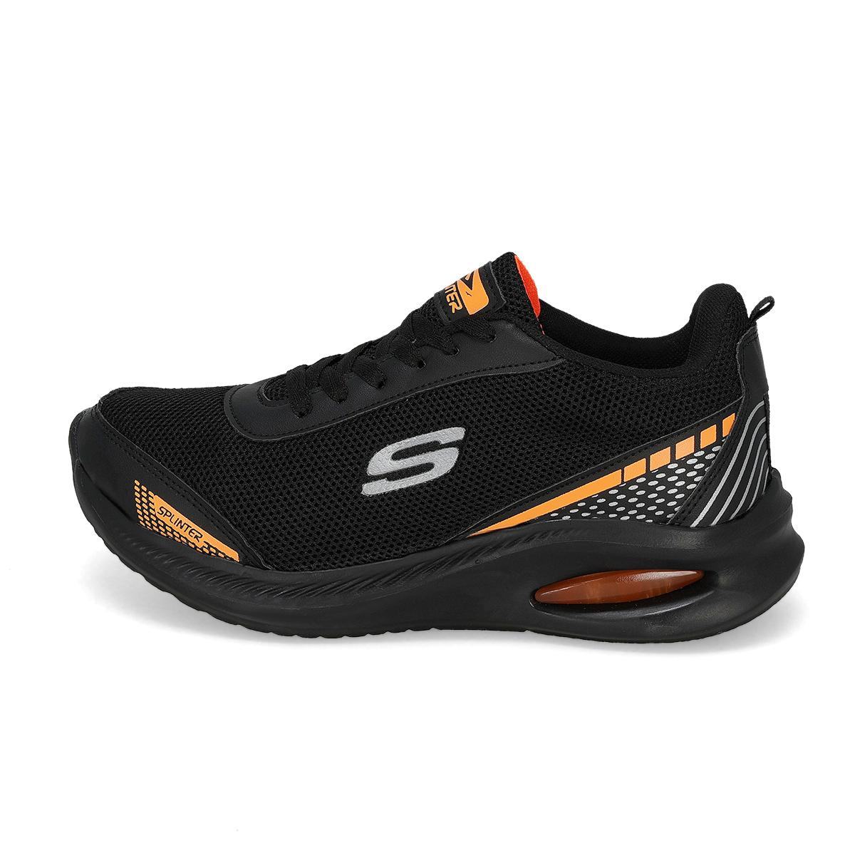 DEPORTIVO MUJER SPLINTER 800 NEGRO NARANJA