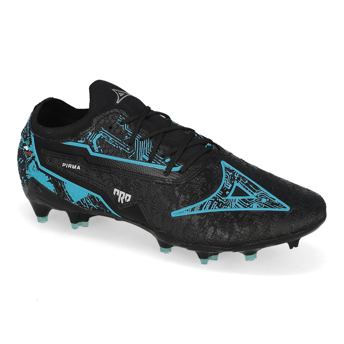 SOCCER HOMBRE PIRMA 3048 NEGRO/AQUA-OUTLET