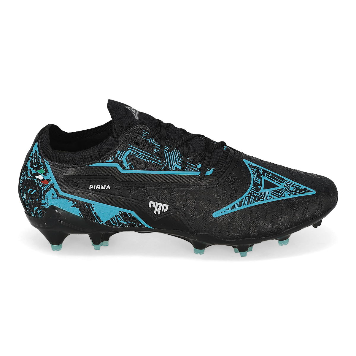 SOCCER HOMBRE PIRMA 3048 NEGRO/AQUA-OUTLET