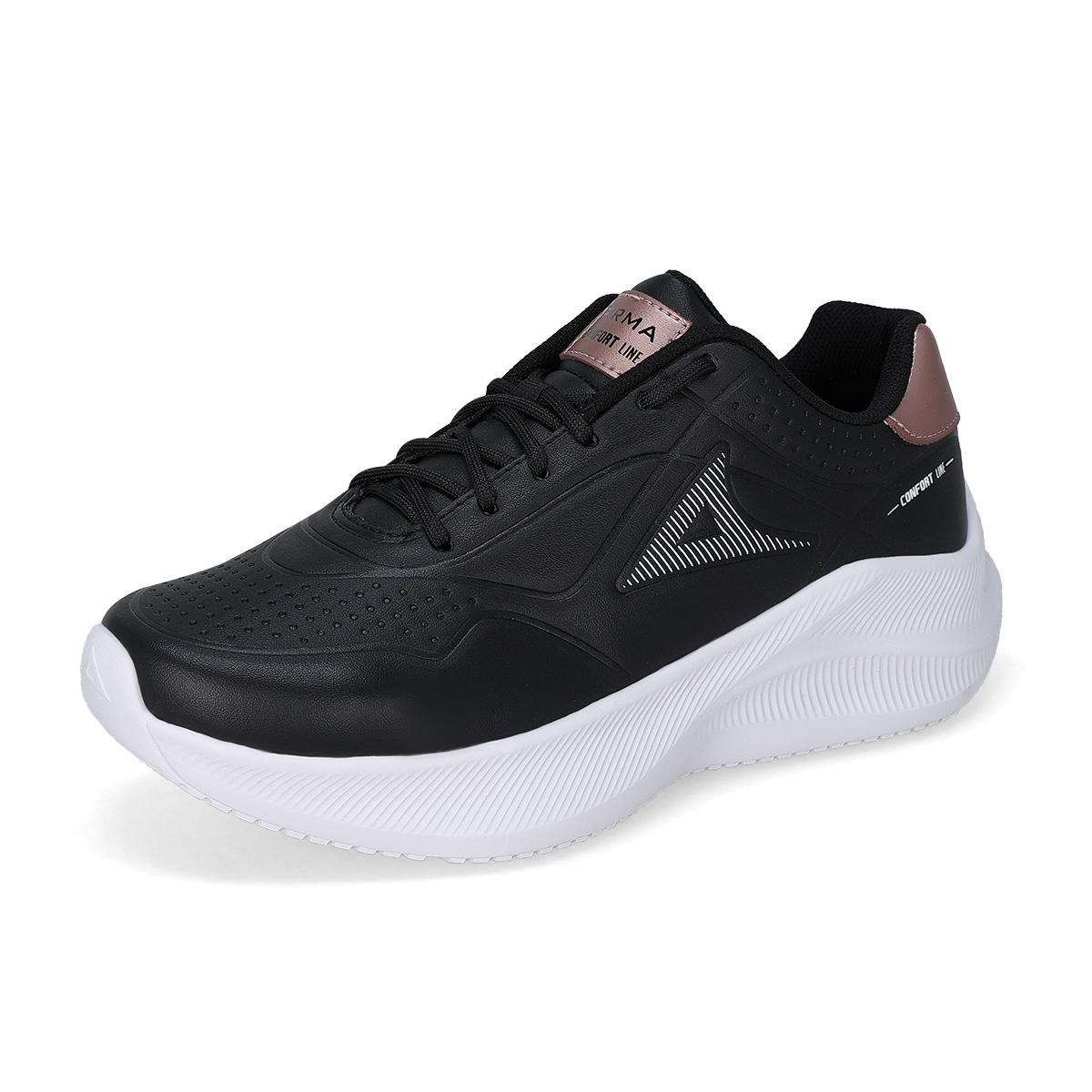 DEPORTIVO MUJER PIRMA 8021 NEGRO ROSA