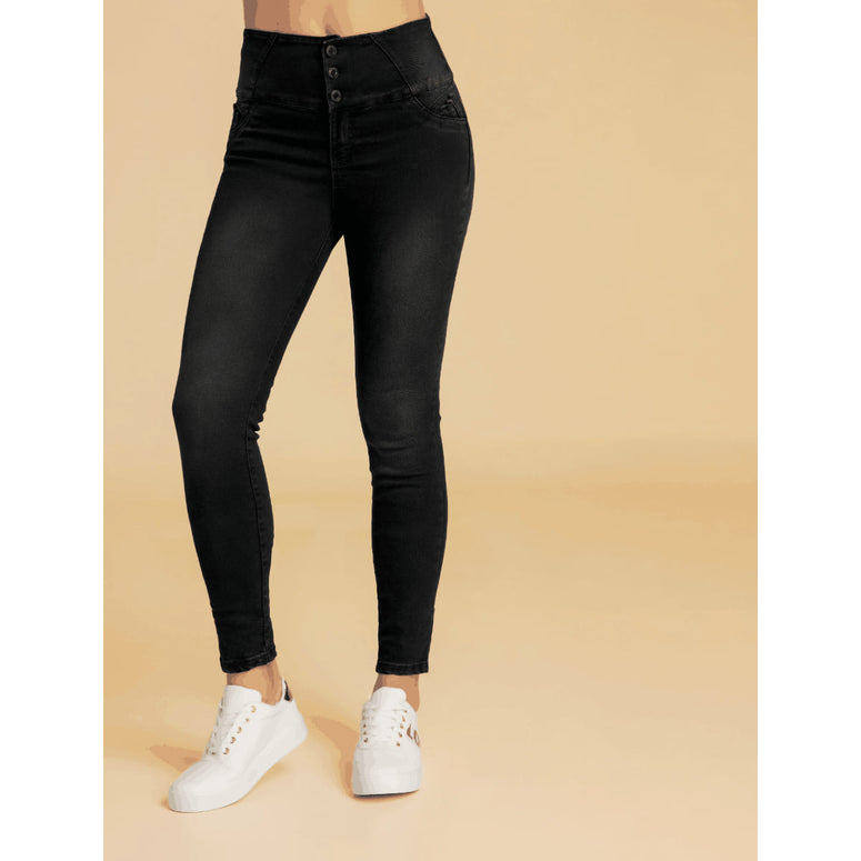 PANTALON MUJER AUTENTIC JEANS 32359-B NEGRO