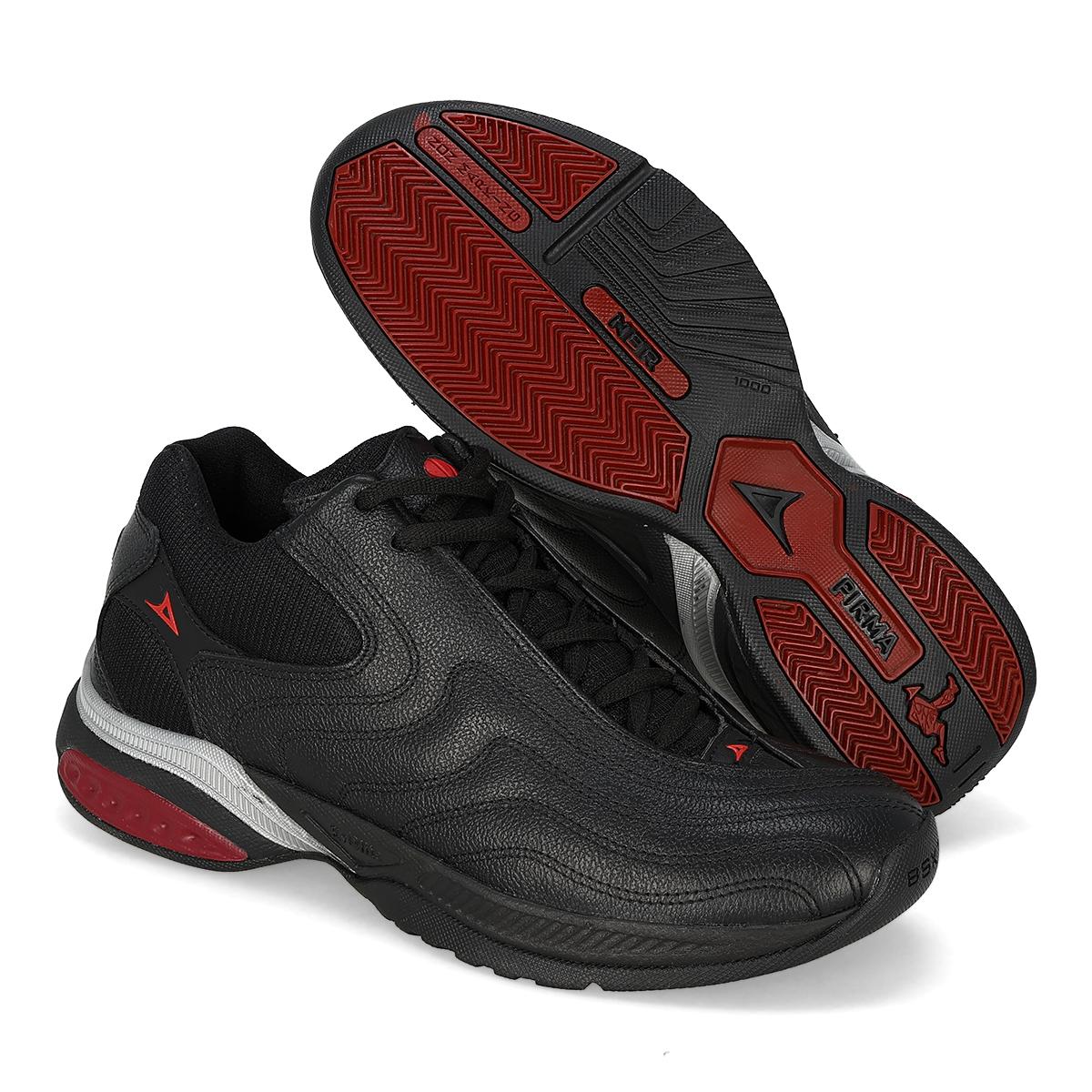 BASQUETBALL HOMBRE PIRMA 0468 NEGRO/ROJO