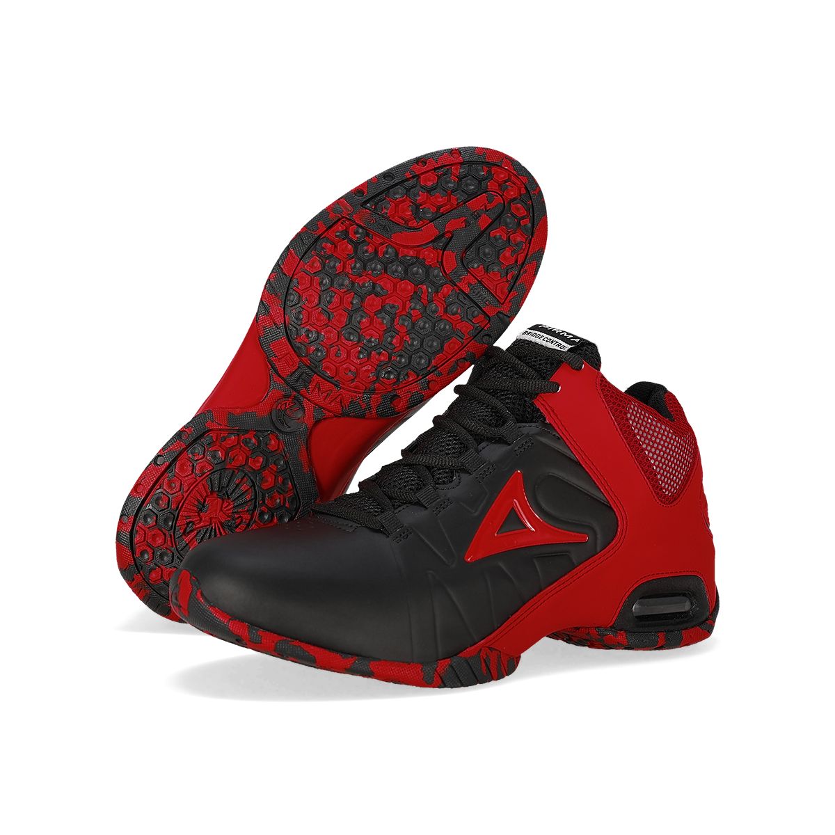 BASQUETBALL HOMBRE PIRMA 0795 NEGRO/ROJO