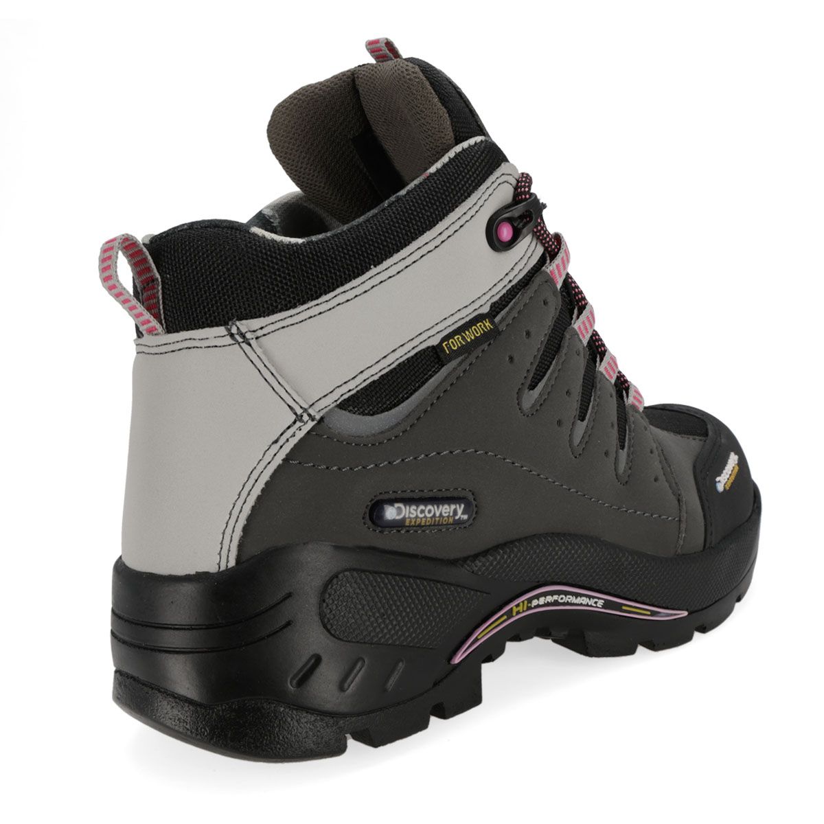 BOTA CASCO DIELECTRICO MUJER DISCOVERY 1958 GRIS/ROSA