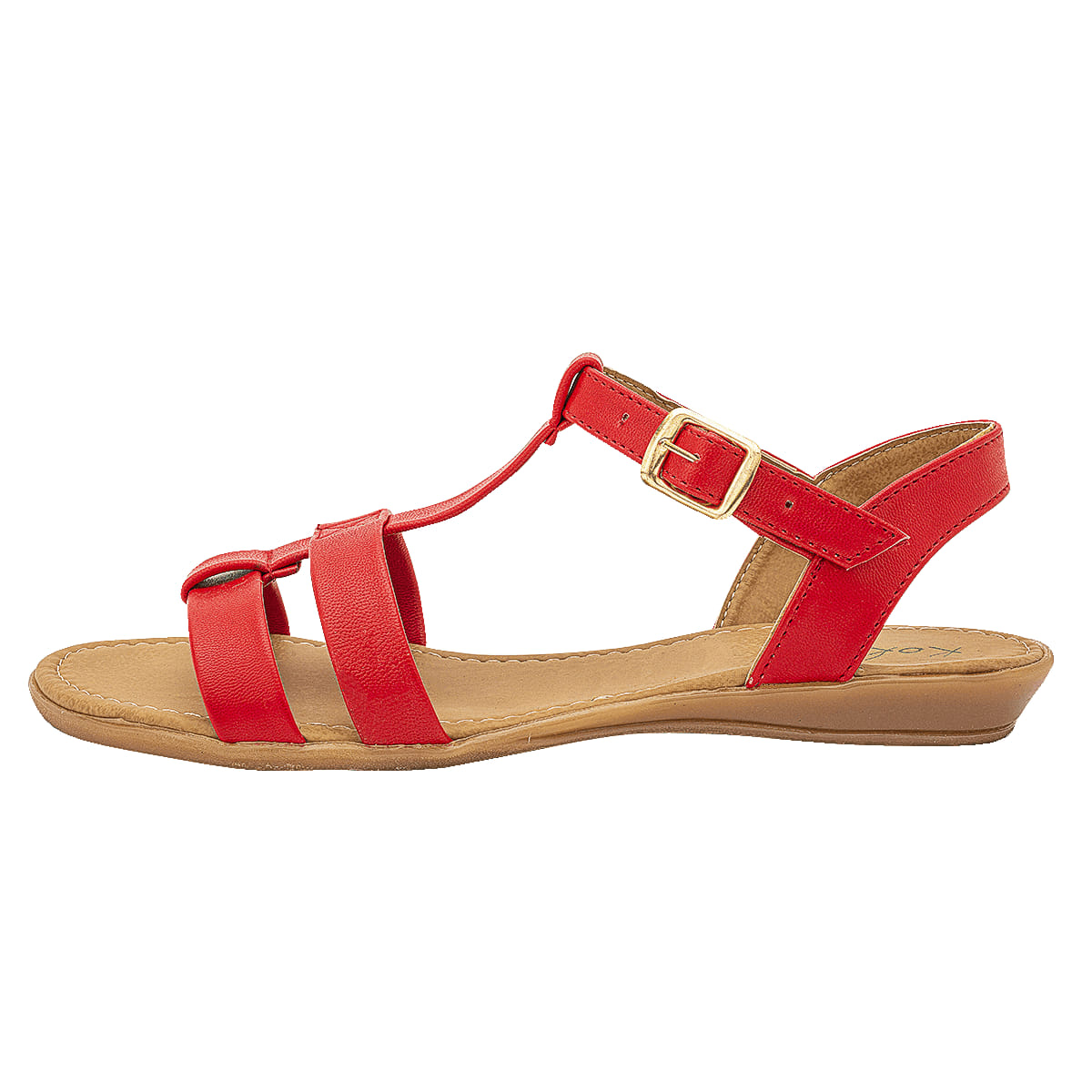 SANDALIA PISO MUJER CARLO Y KOKOTON 1070 ROJO-OUTLET