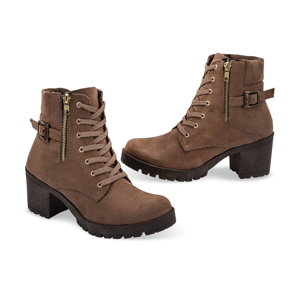 BOTIN TACON MUJER MANHATTAN SHOES 906 NUTRIA