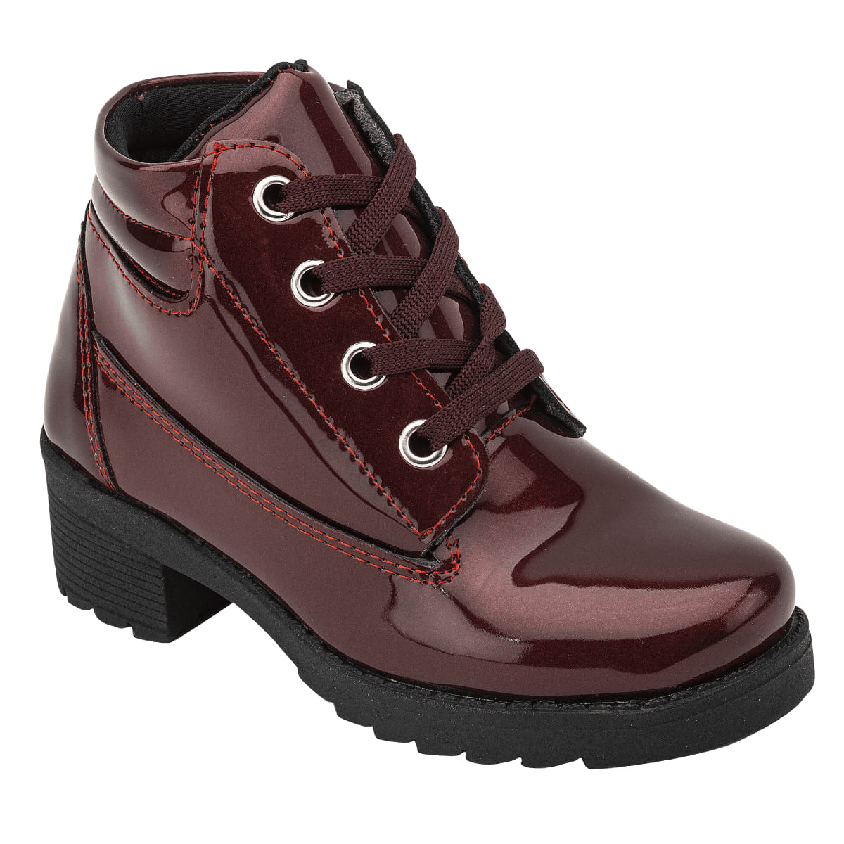 BOTA CASUAL INFANTIL LIZETTE SHOES 2011 CHAROL MERLOT-OUTLET