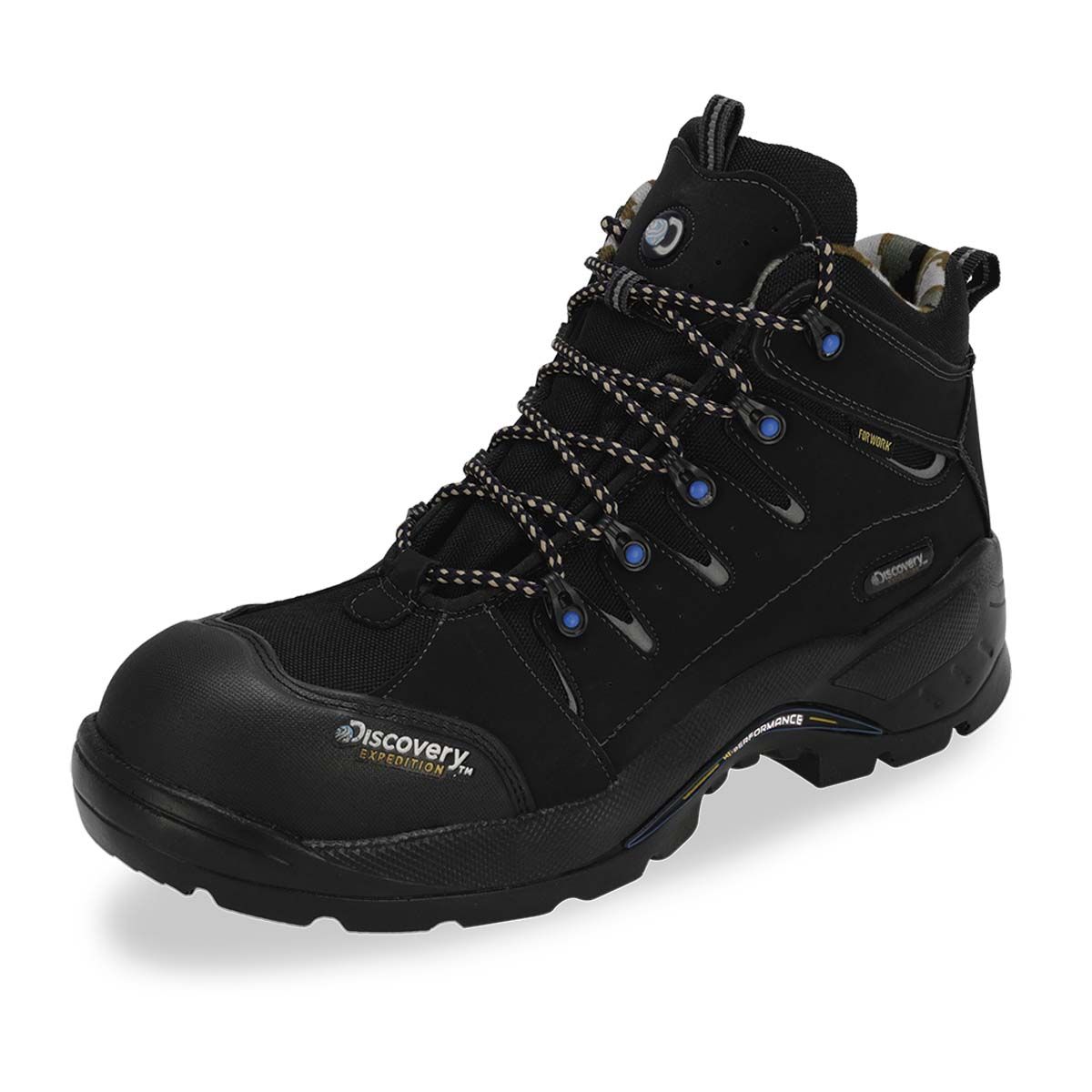 BOTA CASCO DIELECTRICO HOMBRE DISCOVERY 1955 NEGRO