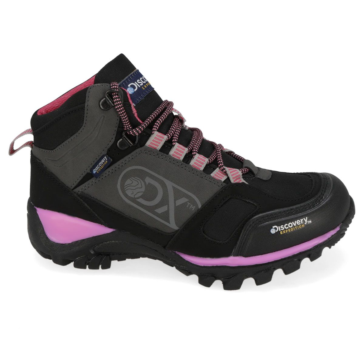 BOTA HIKING MUJER DISCOVERY 1963 NEGRO/FIUSHA