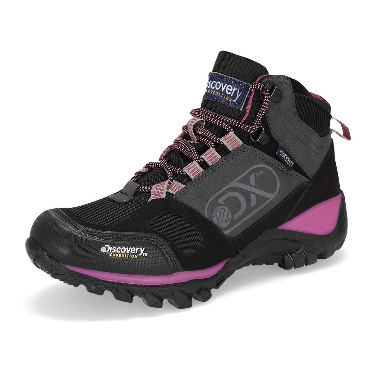 BOTA HIKING MUJER DISCOVERY 1963 NEGRO/FIUSHA