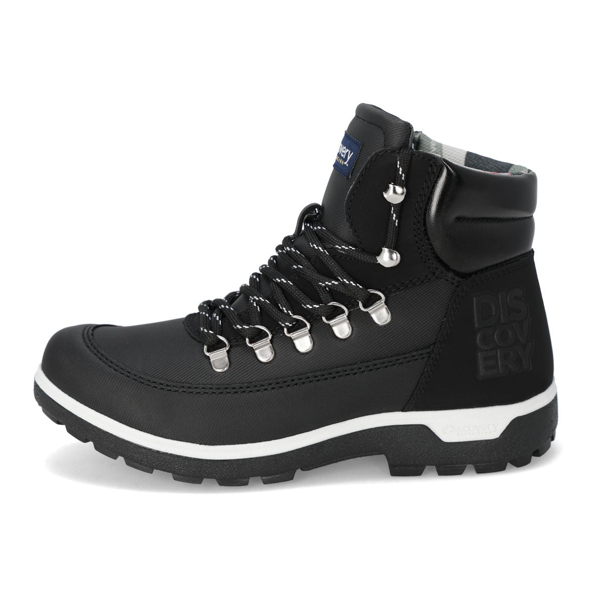 BOTA HIKING MUJER DISCOVERY 2045 NEGRO/BLANCO