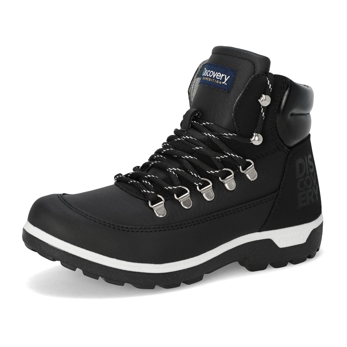 BOTA HIKING MUJER DISCOVERY 2045 NEGRO/BLANCO