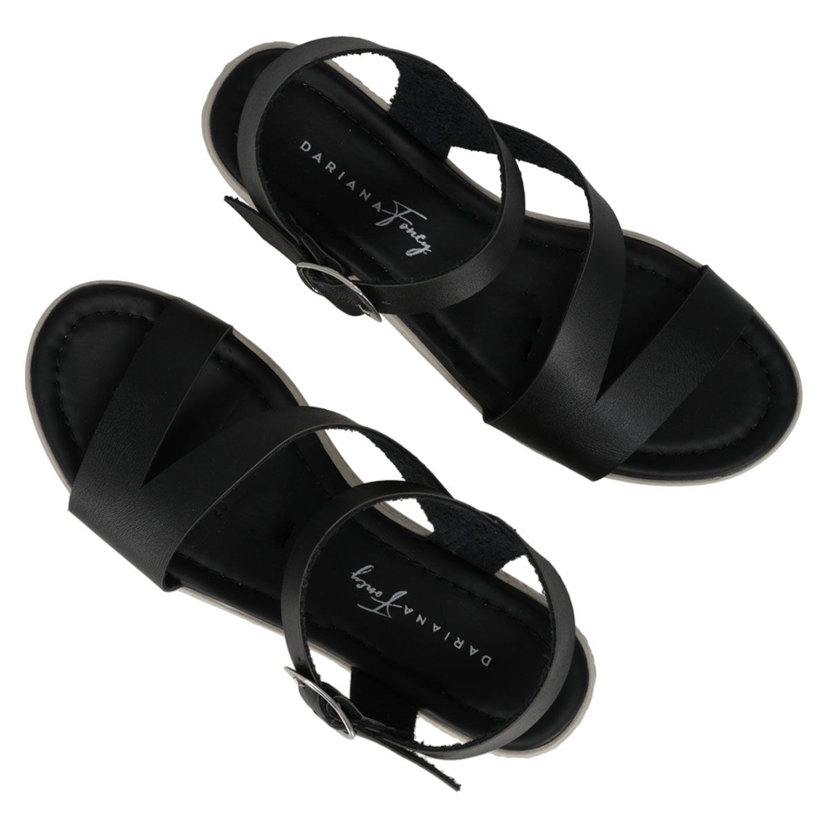 SANDALIA PISO MUJER DARIANA FONCY 8532 NEGRO-OUTLET