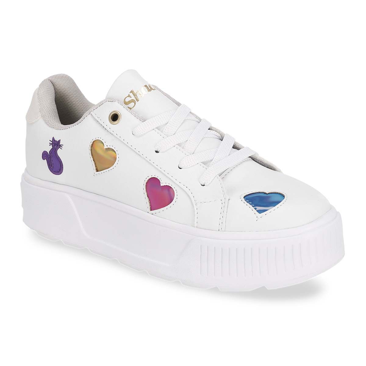 URBANO MUJER SHADOW 2077 BLANCO/CORAZONES-OUTLET