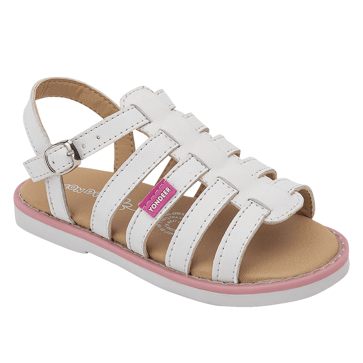 SANDALIA PISO INFANTIL YONDEER 2211-4 BLANCO-OUTLET