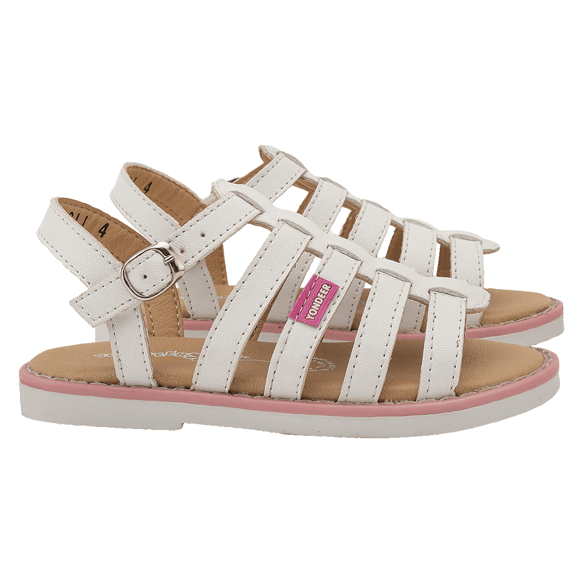 SANDALIA PISO INFANTIL YONDEER 2211-4 BLANCO-OUTLET