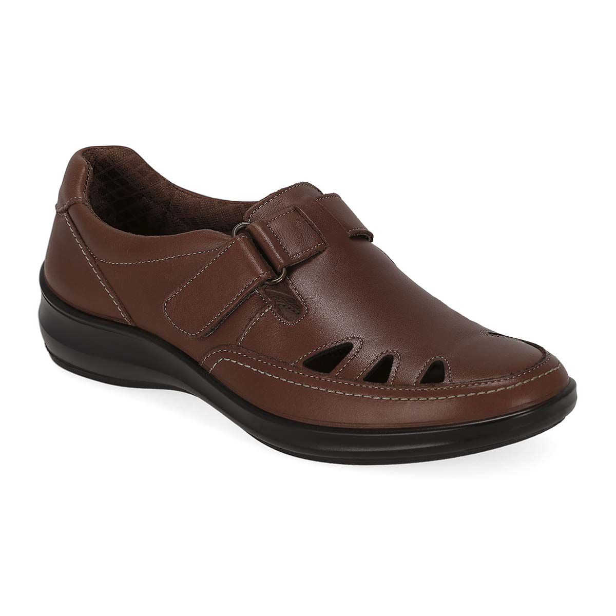SANDALIA PISO MUJER FLEXI DAMA 25905 WHISKY-OUTLET