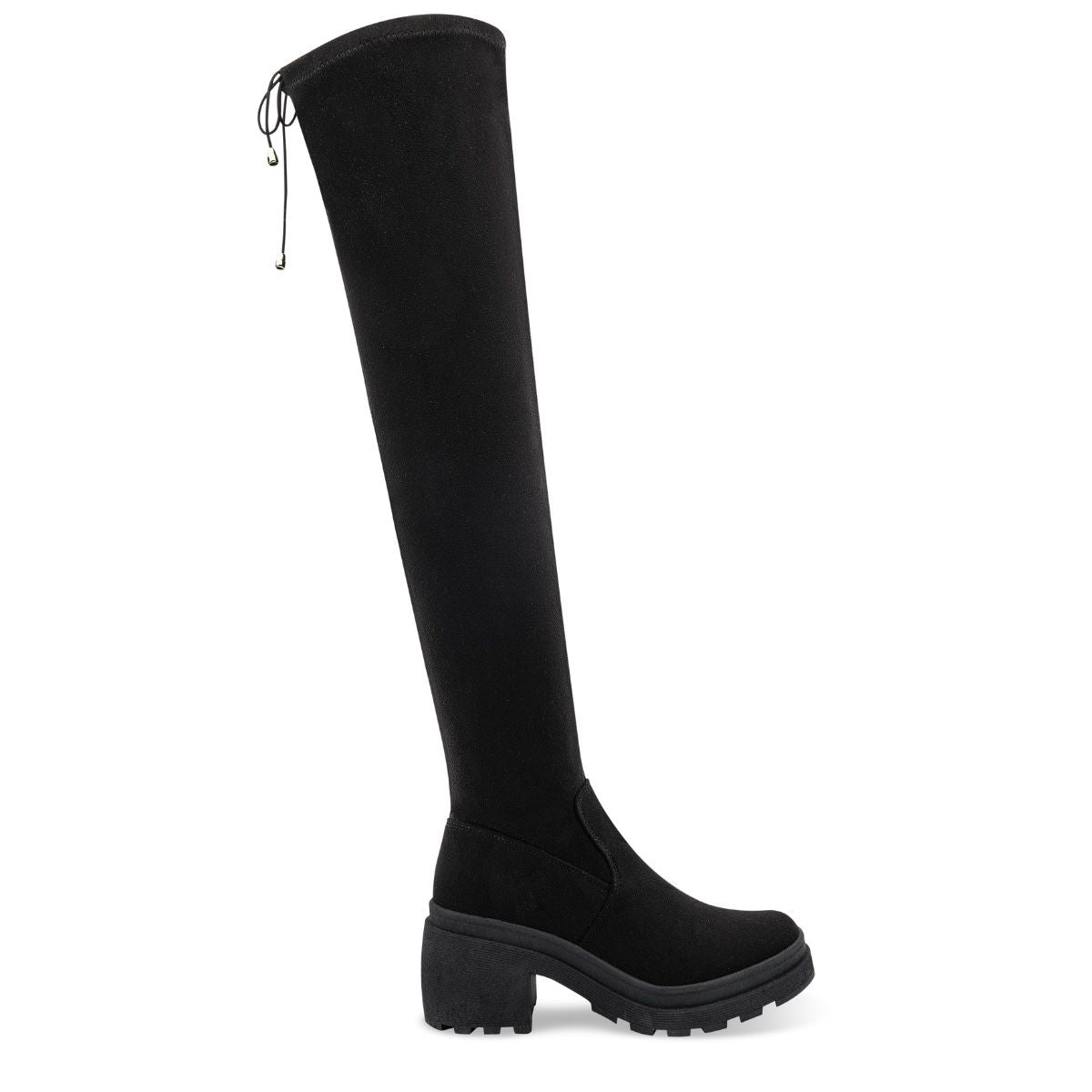 BOTA LARGA TACON MUJER VANNY'S 610 NEGRO