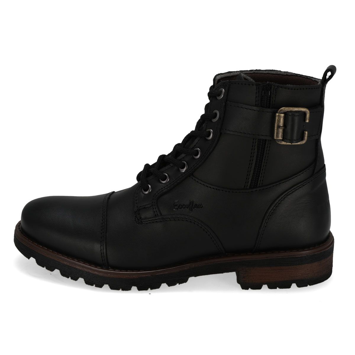 BOTA CASUAL HOMBRE ECCOFLEX 6030 NEGRO