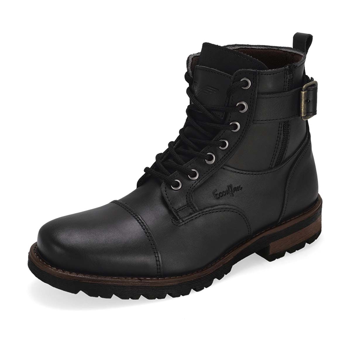 BOTA CASUAL HOMBRE ECCOFLEX 6030 NEGRO