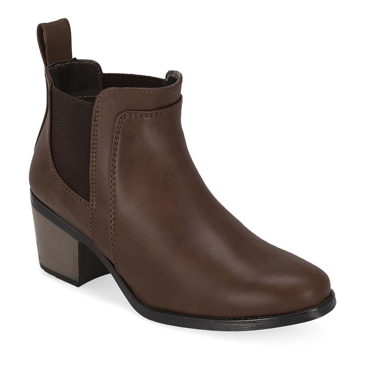 BOTIN TACON MUJER ORO ROSA 19-838 COGÑAC