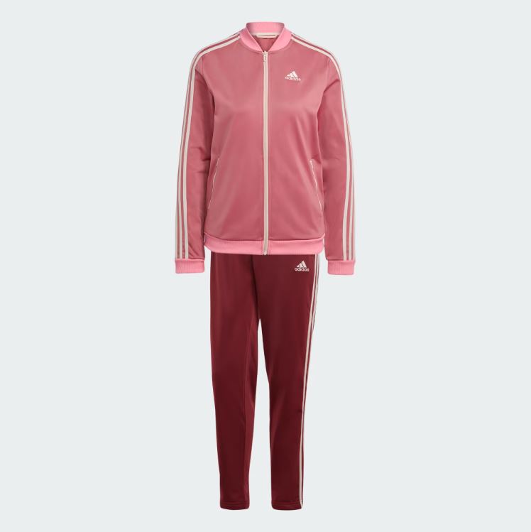 CONJUNTO MUJER ADIDAS WEAR HR4910 ROSA/VINO-OUTLET