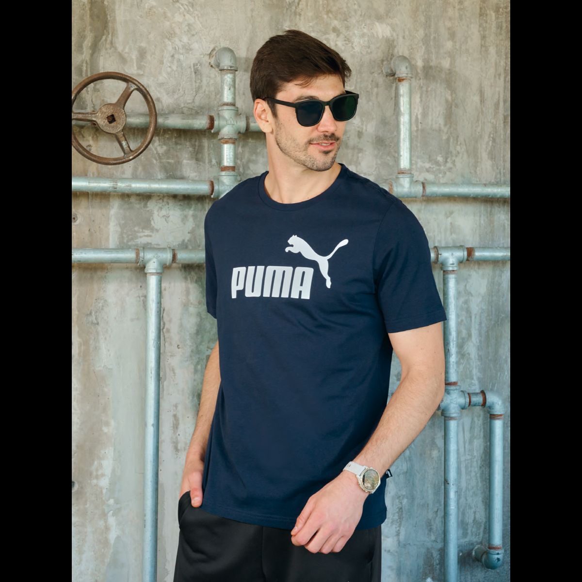 PLAYERA HOMBRE PUMA WEAR 58666606 MARINO