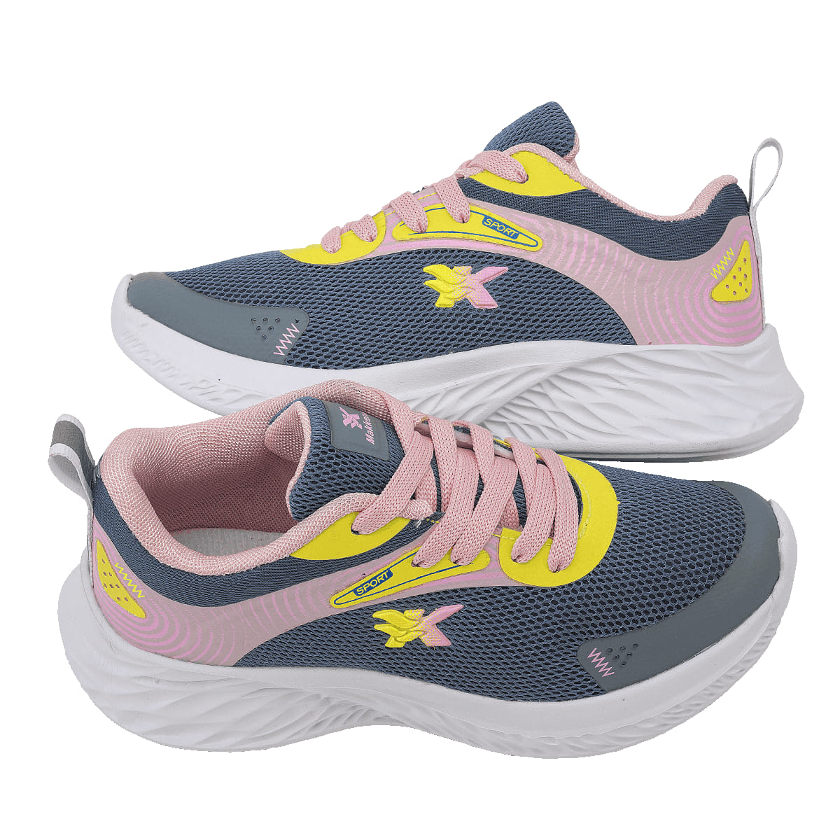 DEPORTIVO INFANTIL MAKKENA 745 AZUL/ROSA-OUTLET