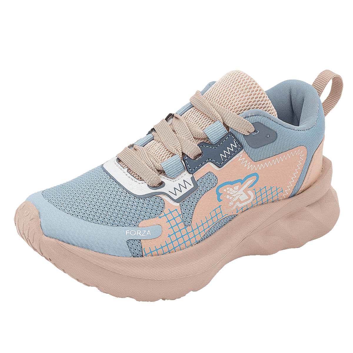 DEPORTIVO INFANTIL MAKKENA 750 AZUL/MAQUILLAJE-OUTLET