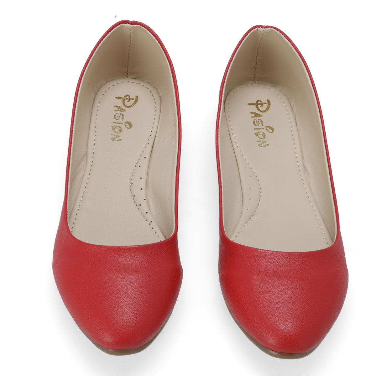 BALLERINA MUJER PASION 2112 ROJO-OUTLET