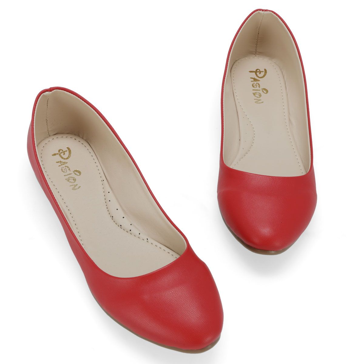 BALLERINA MUJER PASION 2112 ROJO-OUTLET