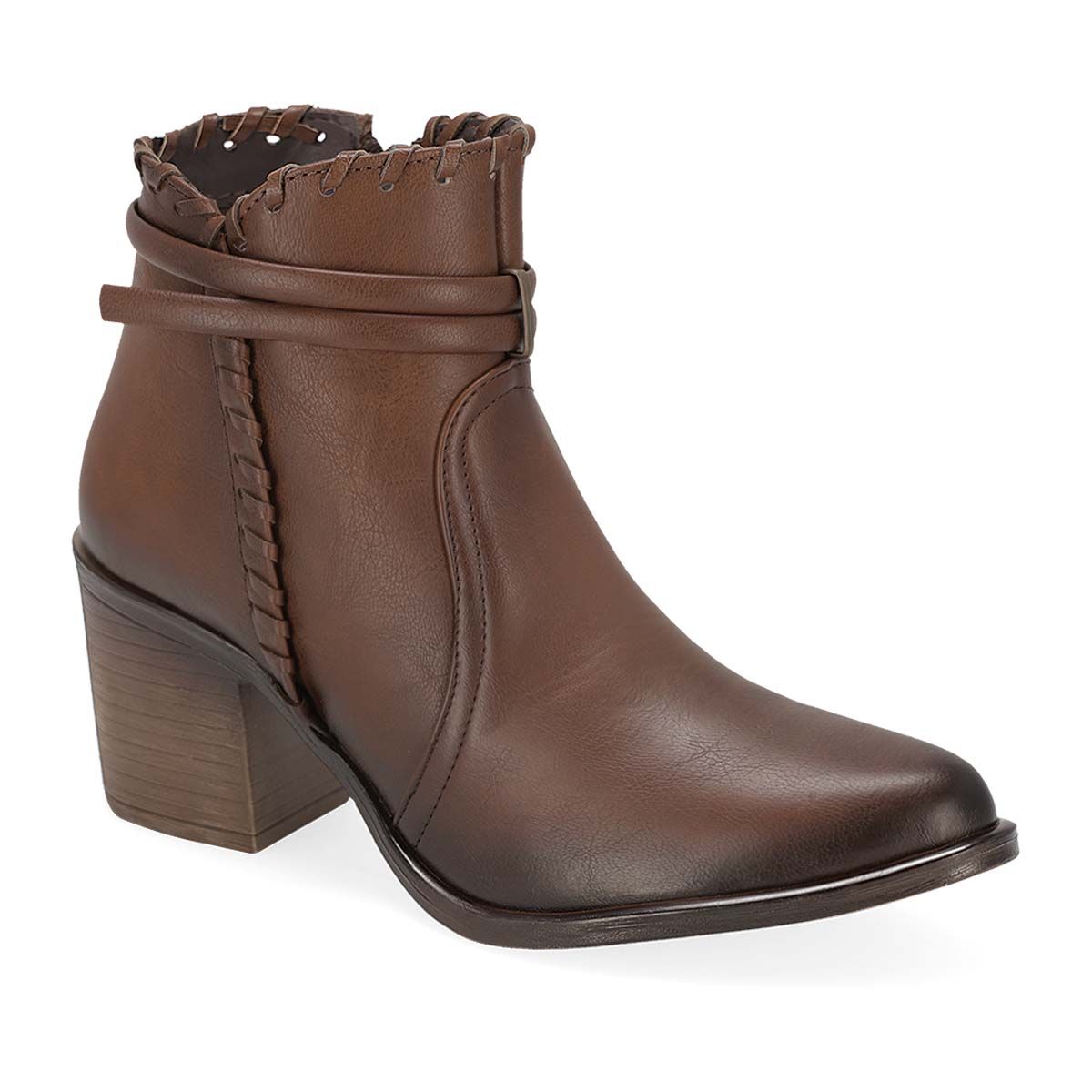 BOTIN TACON MUJER LADY CAROLINA 3009 CAMEL