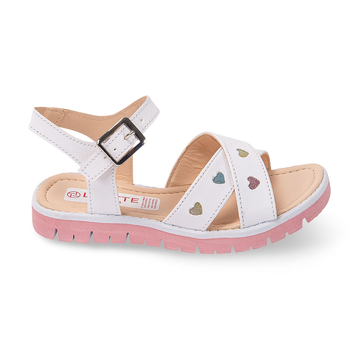 SANDALIA PISO INFANTIL LIZETTE SHOES 2035 BLANCO