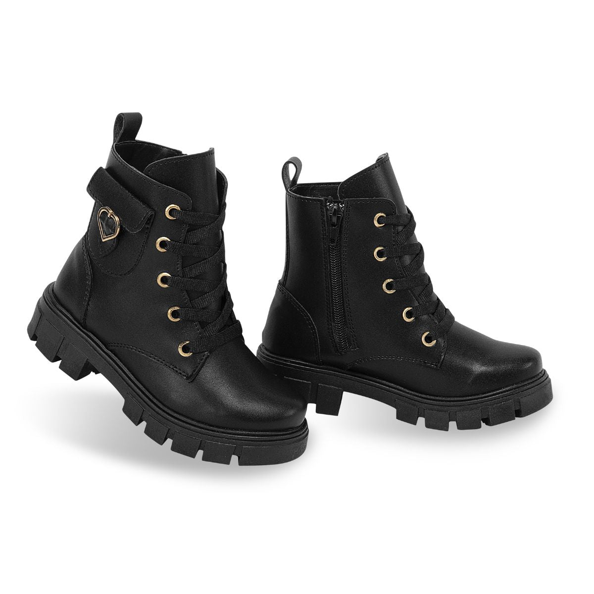 BOTA CASUAL INFANTIL LIZETTE SHOES 2072 NEGRO