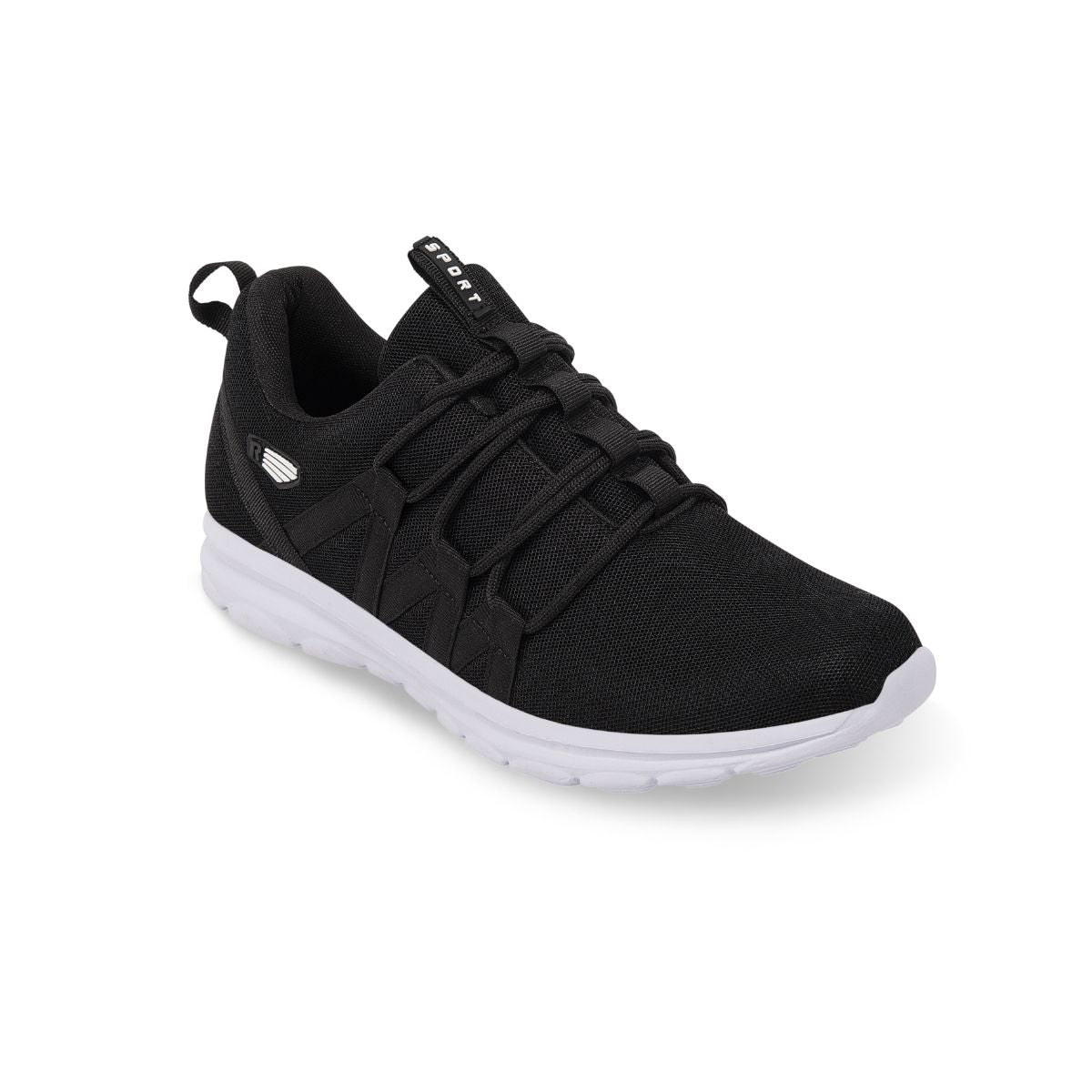 DEPORTIVO HOMBRE RUN PREMIUM 052 NEGRO BLANCO