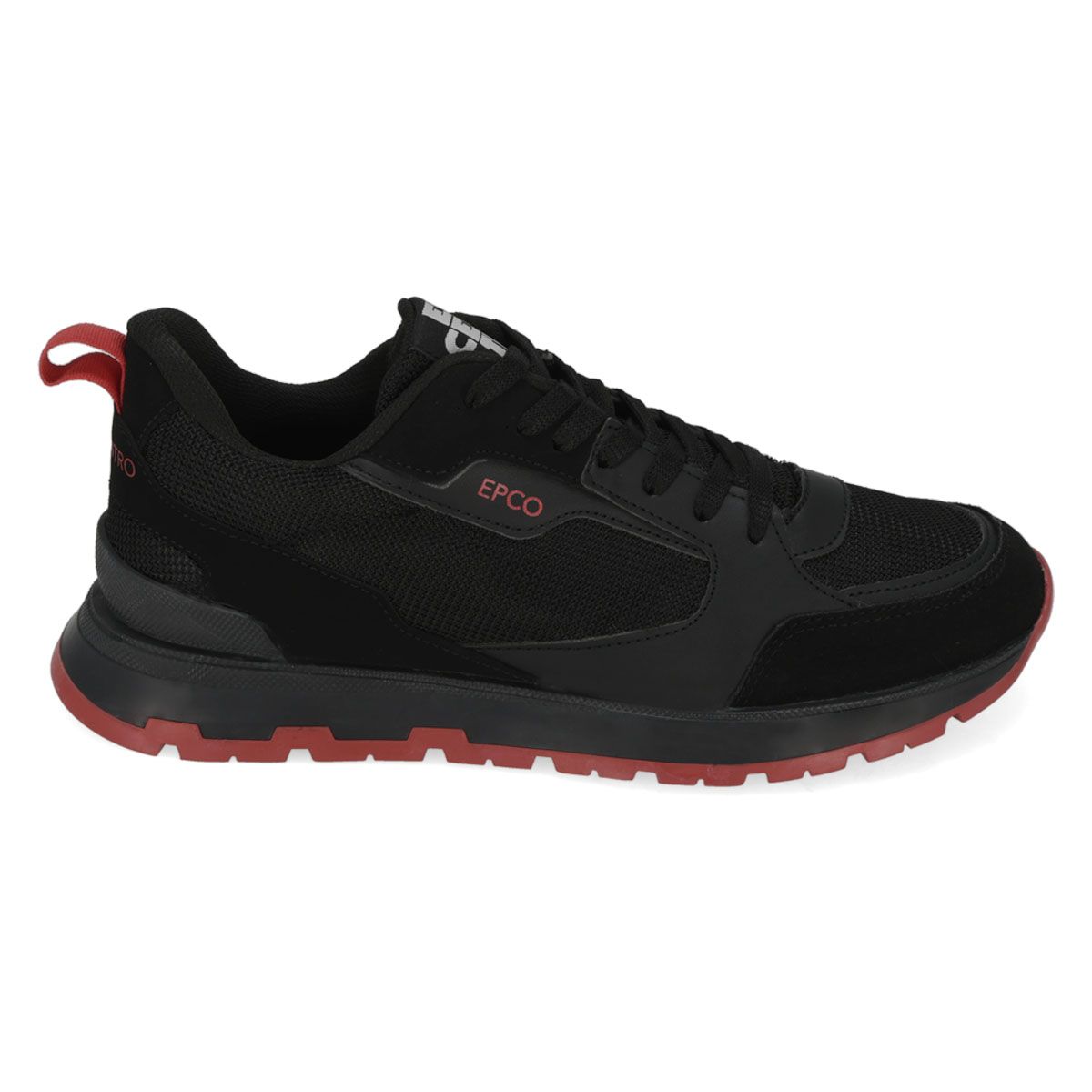 URBANO HOMBRE GOSSLI 402 NEGRO/ROJO