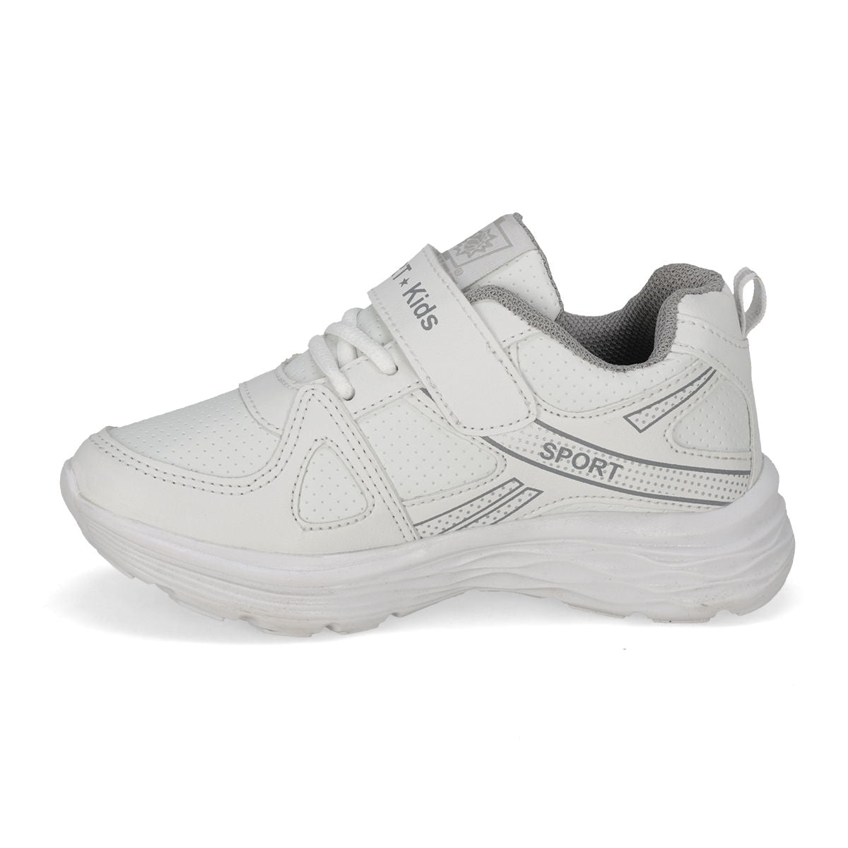 DEPORTIVO INFANTIL SUNS 5073 BLANCO/GRIS-OFERTA