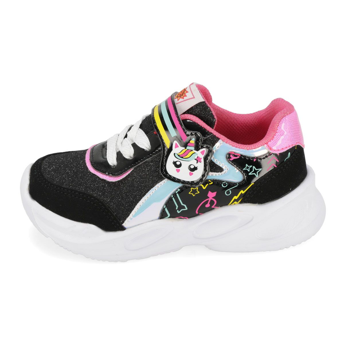 DEPORTIVO INFANTIL SUNS 5098 NEGRO/FIUSHA-OUTLET