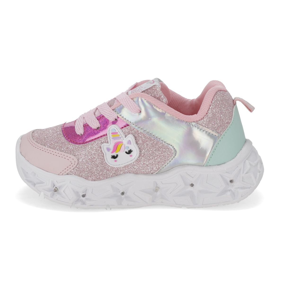 TENIS CON LUCES INFANTIL PIYINS 360 ROSA/FIUSHA