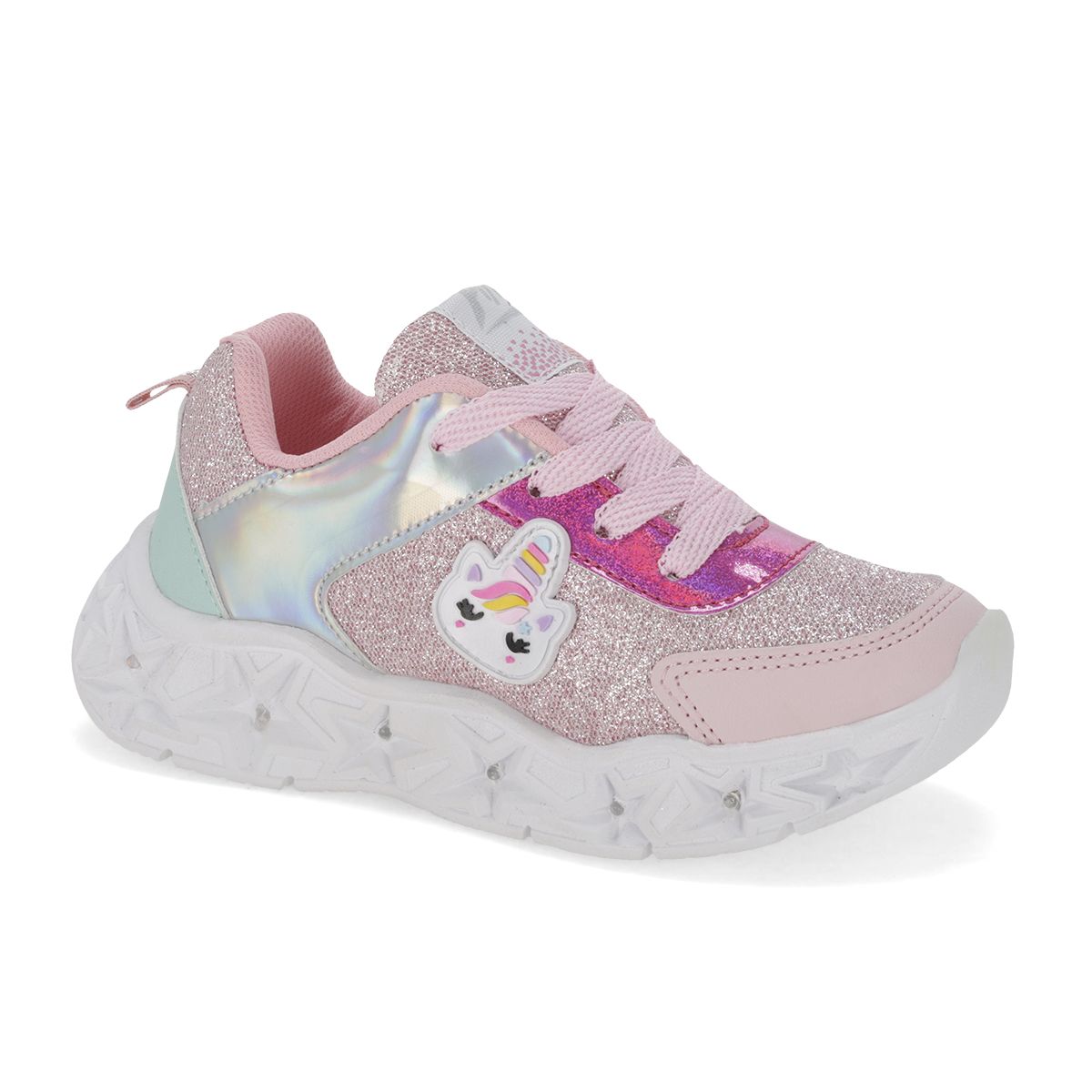 TENIS CON LUCES INFANTIL PIYINS 360 ROSA/FIUSHA