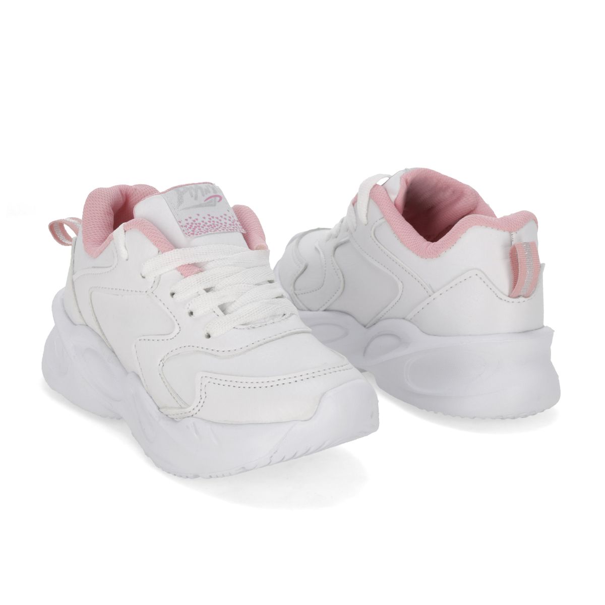 DEPORTIVO INFANTIL PIYINS 510 BLANCO/ROSA-OUTLET