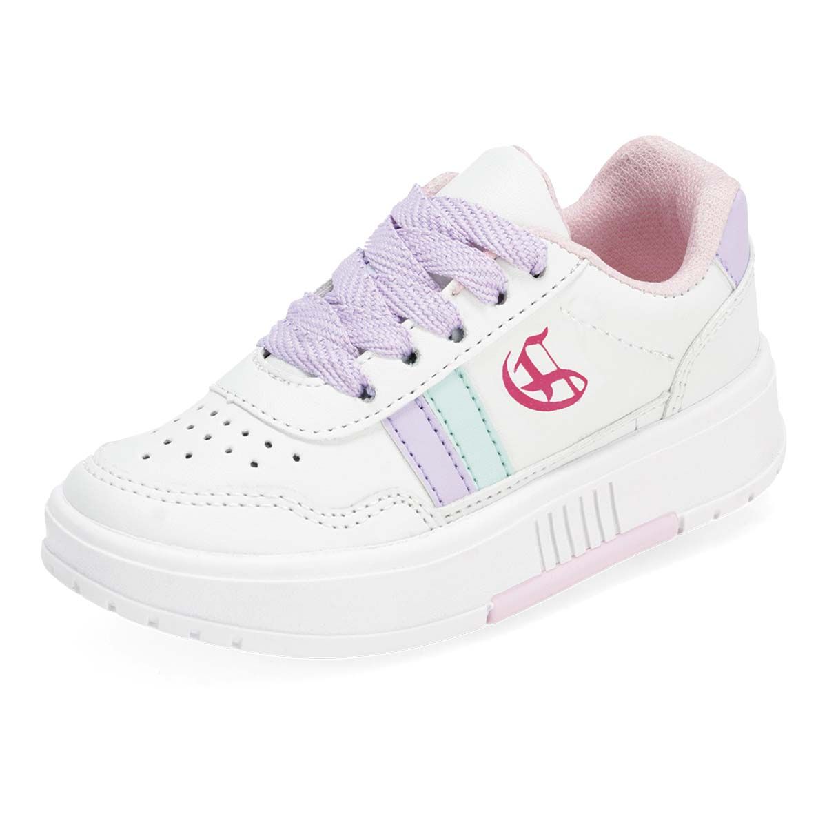 URBANO INFANTIL CAGS 084 BLANCO/LILA/MENTA-OUTLET