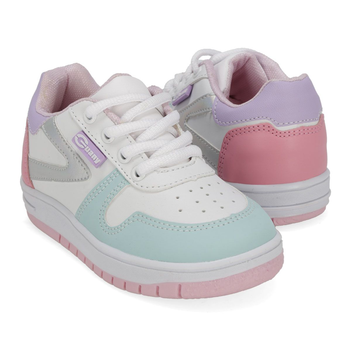 URBANO INFANTIL GUANY 4117-9 BLANCO/MENTA/LILA