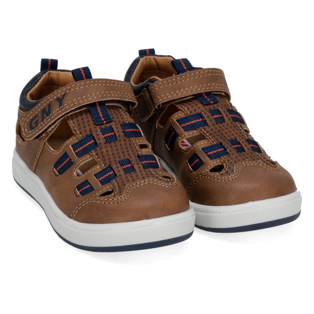 HUARACHE INFANTIL GUANY 0145-105 CAMEL/MARINO